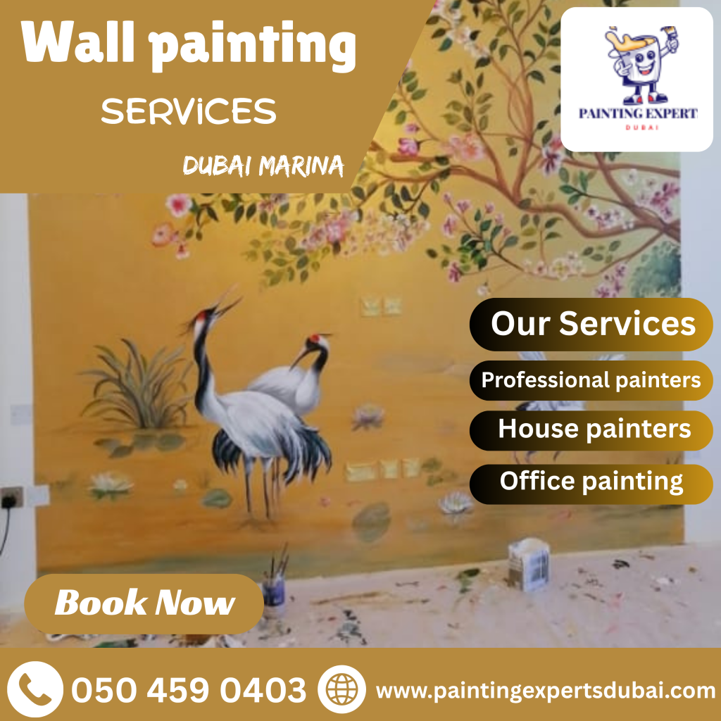 Wall painting Dubai Marina