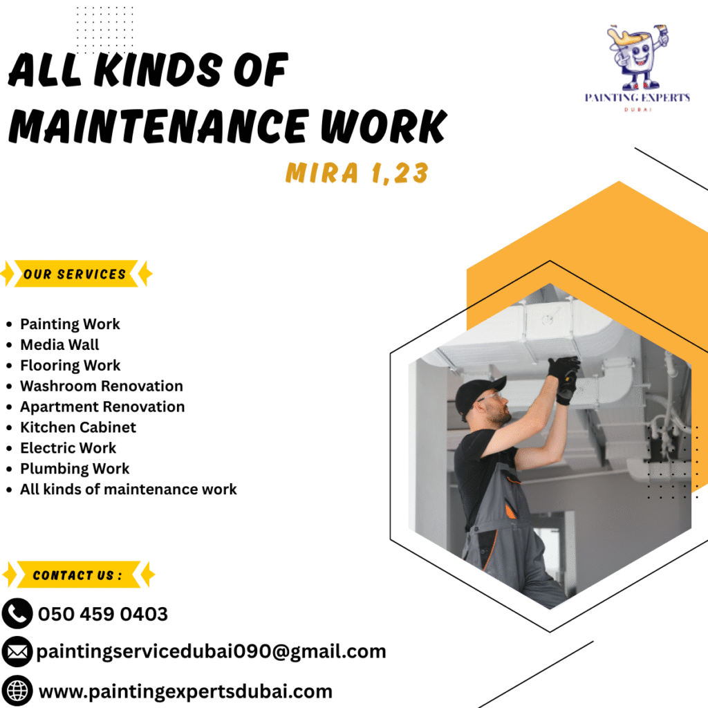 All kinds of maintenance work Mira 1,23