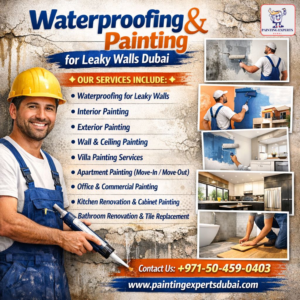 Waterproofing & Painting for Leaky Walls Dubai