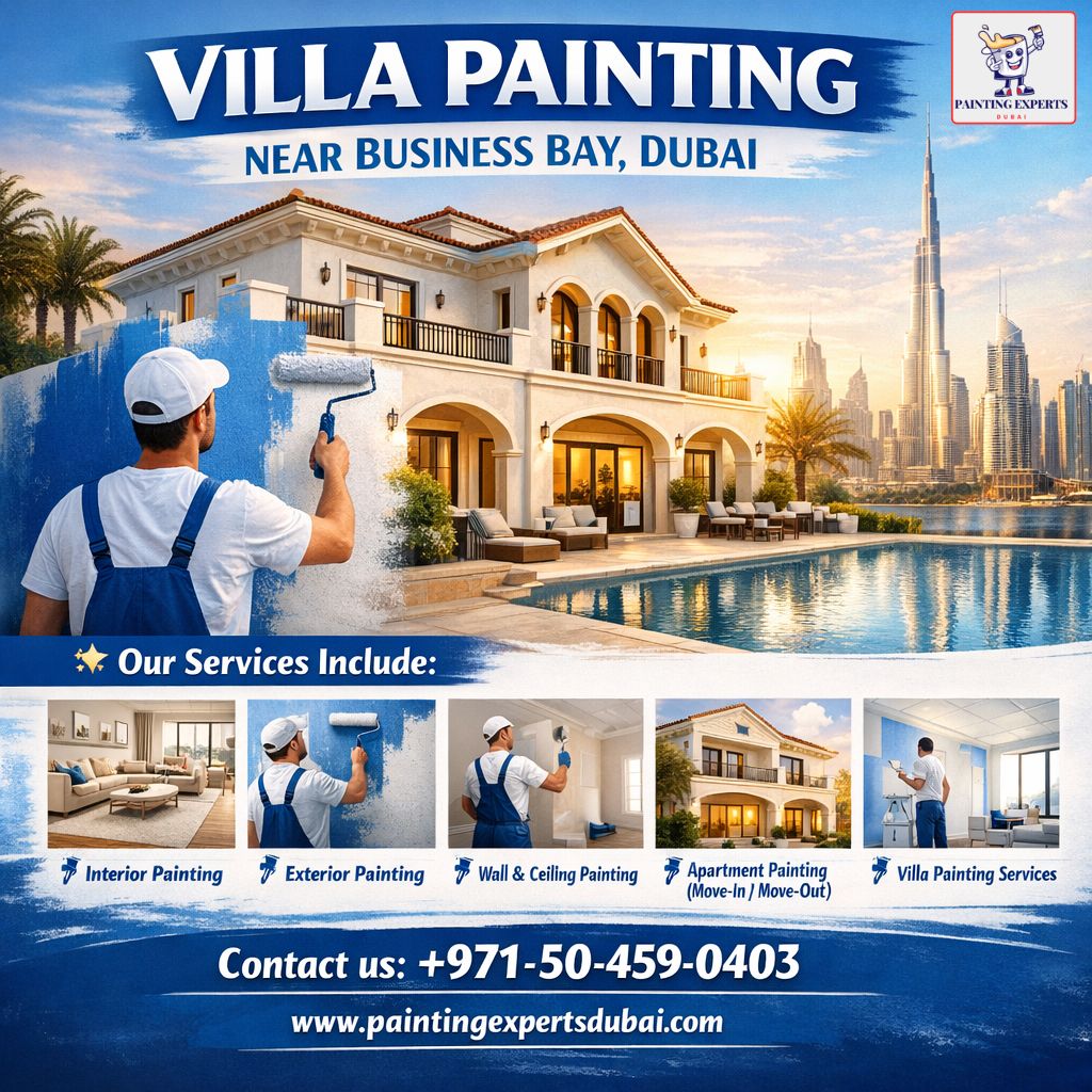 villa painting near Business Bay Dubai