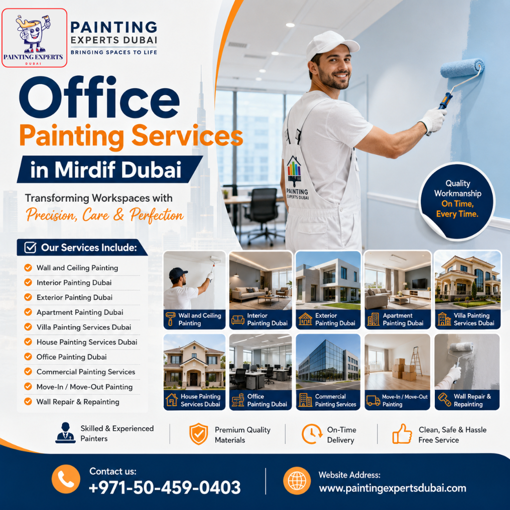 Office Painting Services in Mirdif Dubai