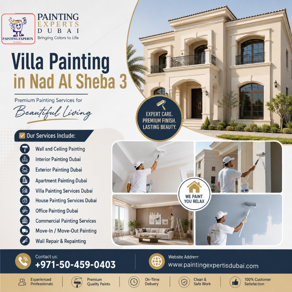 Villa Painting in Nad Al Sheba 3