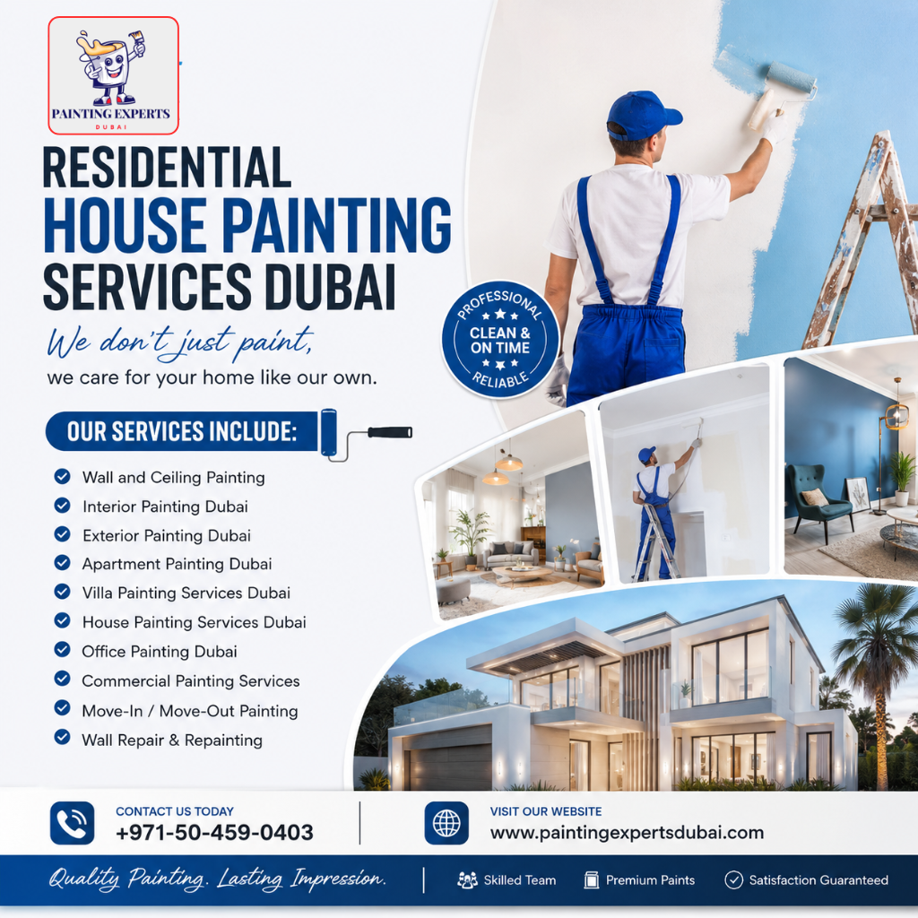 Residential House Painting Services Dubai