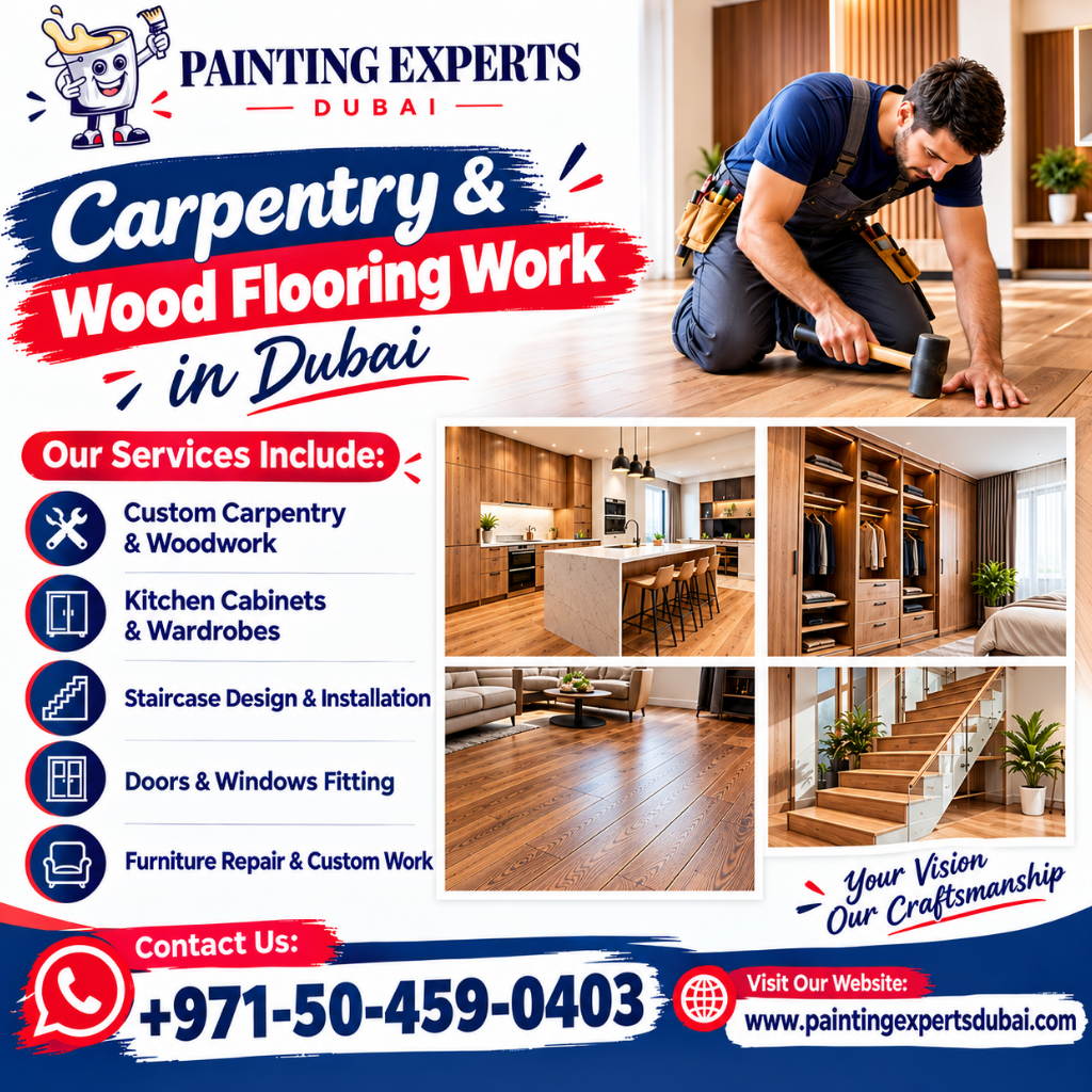 Carpentry & Wood Flooring Work in Dubai