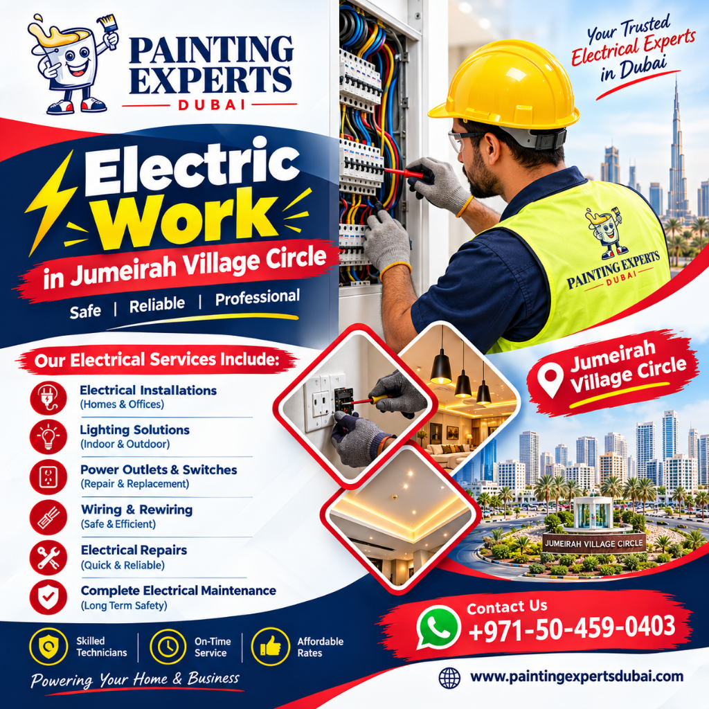 Electric Work in Jumeirah Village Circle