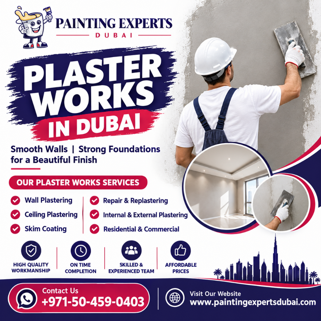 Plaster Works in Dubai