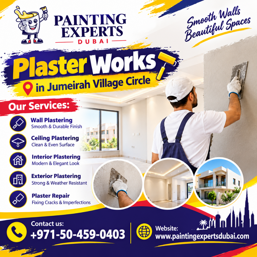 Plaster Work in Jumeirah Village Circle